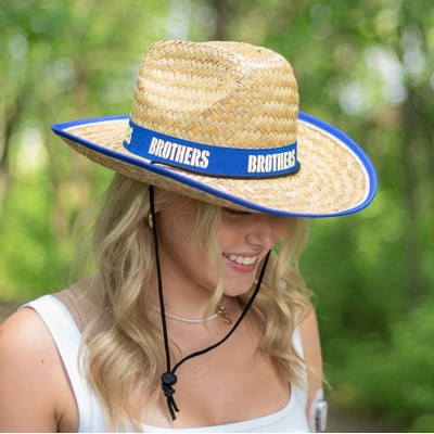 Western Cowboy Straw Hat With Custom band