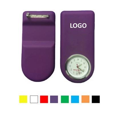 Square Silicone Nurse Watch