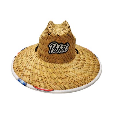 Generation Pabst Blue Ribbon Beer Straw Hat