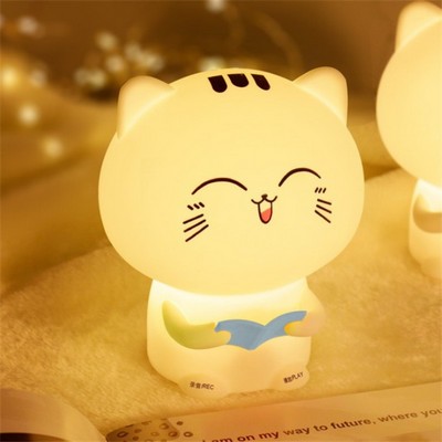 Cat Silicone LED Night Light