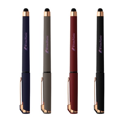 Chief Rose Gold Plastic Pen (Full Color Imprint)