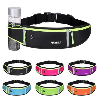 Waterproof Running Waist Pack With Bottle Holder