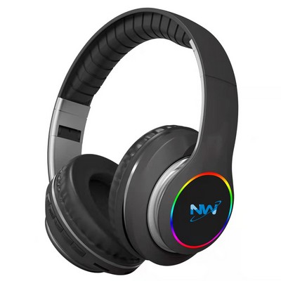 Over-Ear Illuminated Wireless Bluetooth Headphones