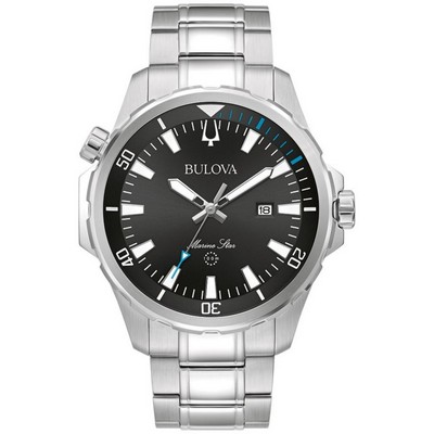 Bulova Men's Marine Star Watch with Black Dial