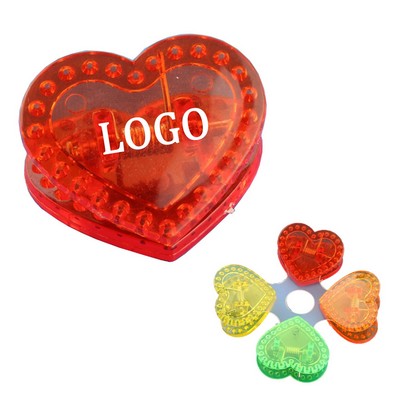 Love Heart Shape Food Clip