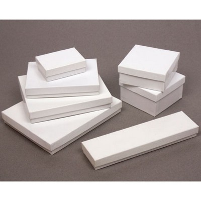 White and Kraft Jewelry Boxes #85 (8"x5.5"x1.25")