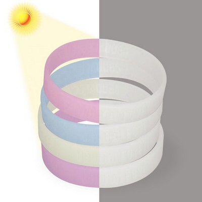 UV Sensitive Color Changing Silicone Bracelet