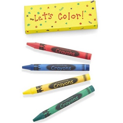 4 Color Crayon Sets