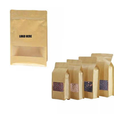 7.9"x5.5" Kraft Bags w/Window