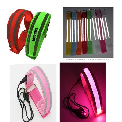 Rechargeable LED Armband With USB Charging