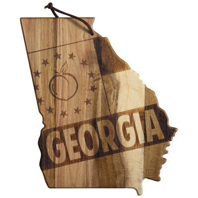 Rock & Branch® Origins Series Georgia State Shaped Wood Serving & Cutting Board