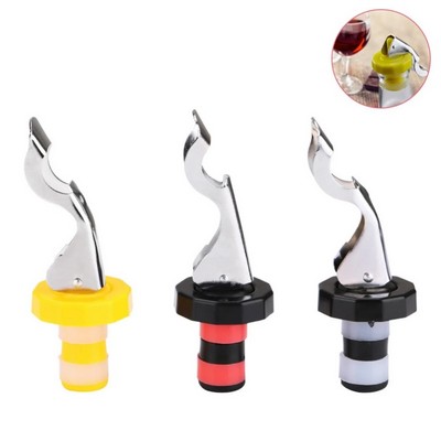 Stainless Steel Vacuum Sealed Silicone Wine Stoppers