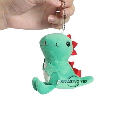 2" Plush Keychain Simulation Key Tag - Dinosaur