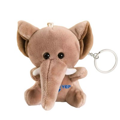 4.5" Keychain Squishmallow Plush Key Tag - Elephant