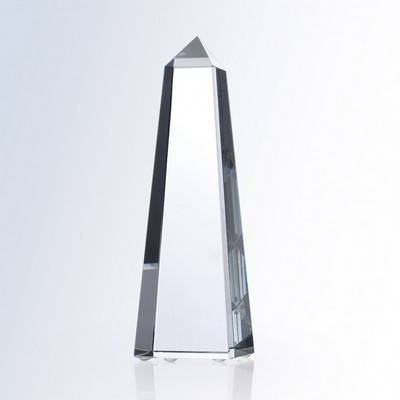 Master Obelisk Crystal Award, 8"H