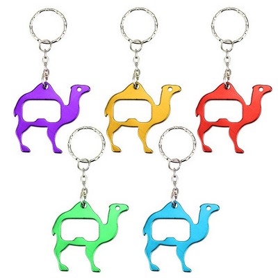 Hollow Camel Bottle Opener Keychain