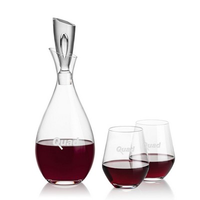 Juliette Decanter & 2 Reina Stemless Wine