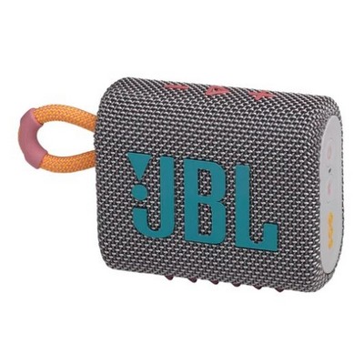 JBL GO 3 Waterproof Portable Bluetooth Speaker Gray