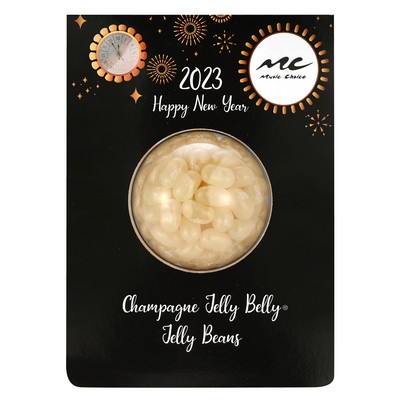 New Years Billboard Card - Champagne Jelly Belly® Jelly Beans