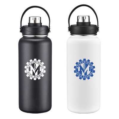 34 Oz. Stainless Steel Vacuum Water Bottle