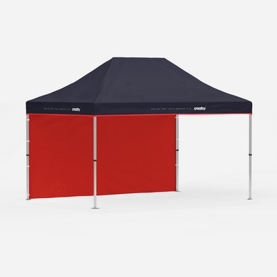 Pop up tent 15 ft wall 2-sided plain