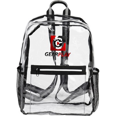 Eco-Friendly Waterproof Clear drawstring Backpack