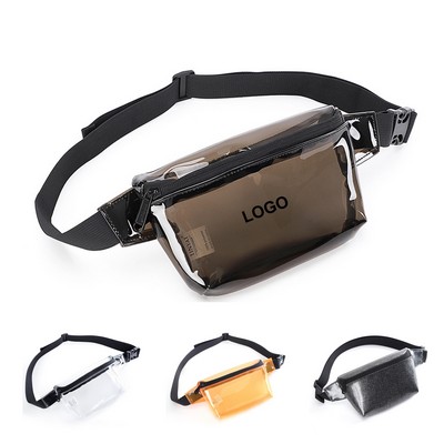 Clear Black Fanny Pack (direct import)