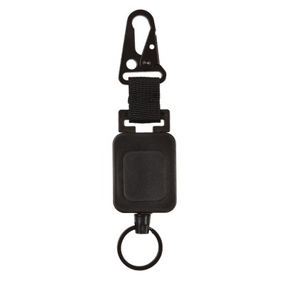 Multi-Functional Outdoor Tactical Badge Reel w/Carabiner