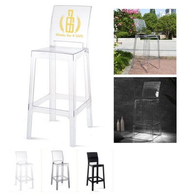 29.5" Seat Hight Transparent Crystal Barstool