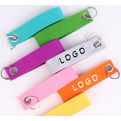 Felt Bracelet Wristband Keychain