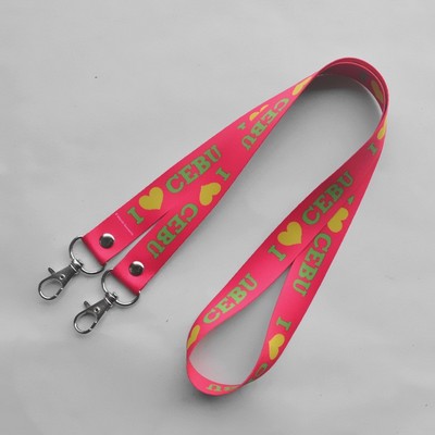 3/4'' x 36'' Polyester Neck Lanyard Strap