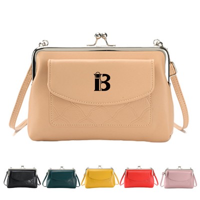 Women PU Leather Mobile Phone Crossbody Bags