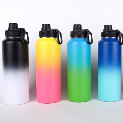 Standard Mouth Vacuum Insulated Drink Sport Stainless Steel Water Bottle