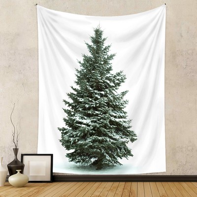 28.8" x 37.4" Christmas Tree Tapestry Flannel Tapestry -#3