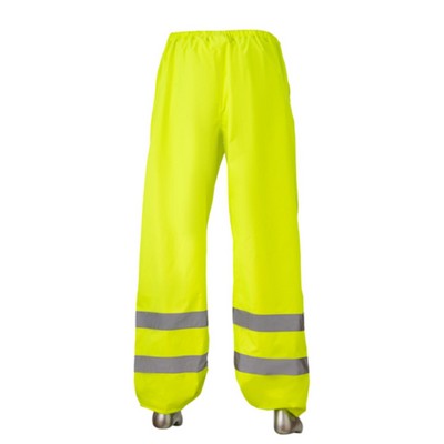 Hi Vis Waterproof Class E Reflective Tape Over Trousers Safety Pants