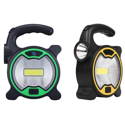 Portable LED COB Handheld Flashlight