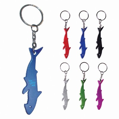 Shark Design Keychain Bottle Opener