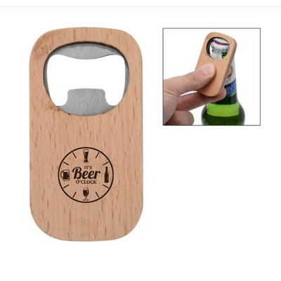 Bamboo Bottle Opener