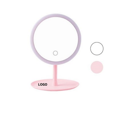 LED-Lit Touchscreen Makeup Mirror