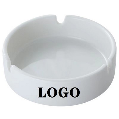 Round Ceramic Ashtray