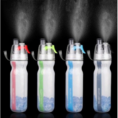 Double layer Spray bottle with mist lock