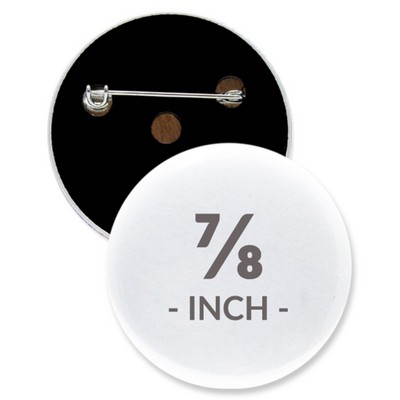 7/8 Inch Round Custom Buttons