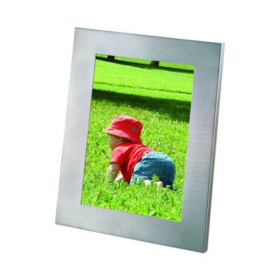 Sarah's Satin Non Tarnish Aluminum 4 x 6 Photo Frame