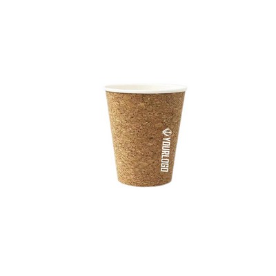 8oz cork disposable Paper Coffee Cup