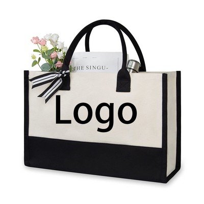 Canvas Beach Tote Bag