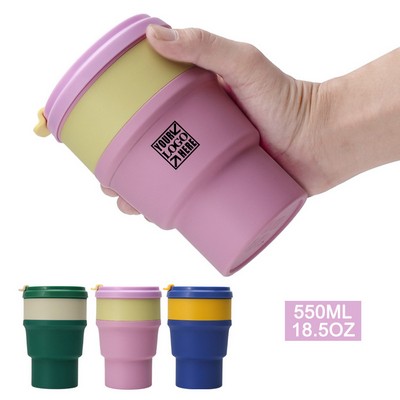 Reusable Collapsible Coffee Mug Leak-Proof Silicone