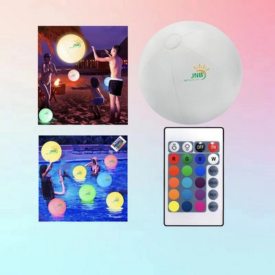 LED Beach Ball - 16" Inflatable