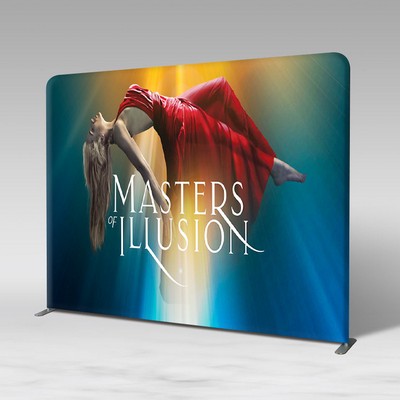 118 x 91 Tension Fabric Display Backdrop Fabric Banner Stand Booth Backwall w / Carry Bag