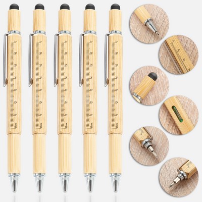 6 in 1 Multi Function Tool Pen