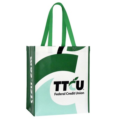 Custom 140g Double Laminated Non-Woven PP Tote Bag 13"x15"x8"